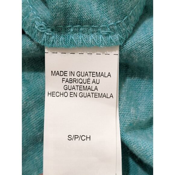 S small new lucky brand peacock bird graphic Tshirt tee top NEW NWT green - Picture 10 of 11